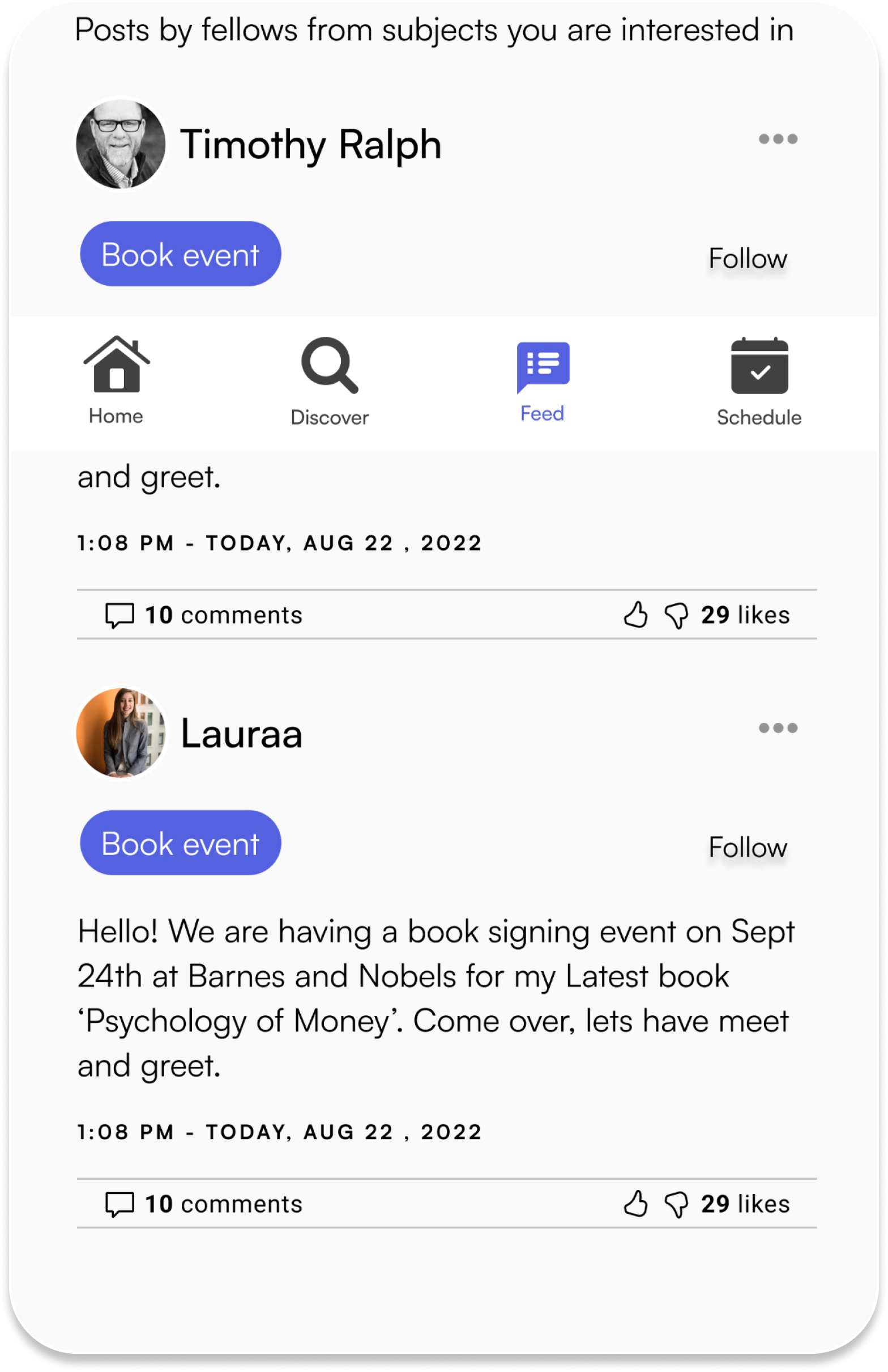 Posts by Fellows from Subjects You're Interested In