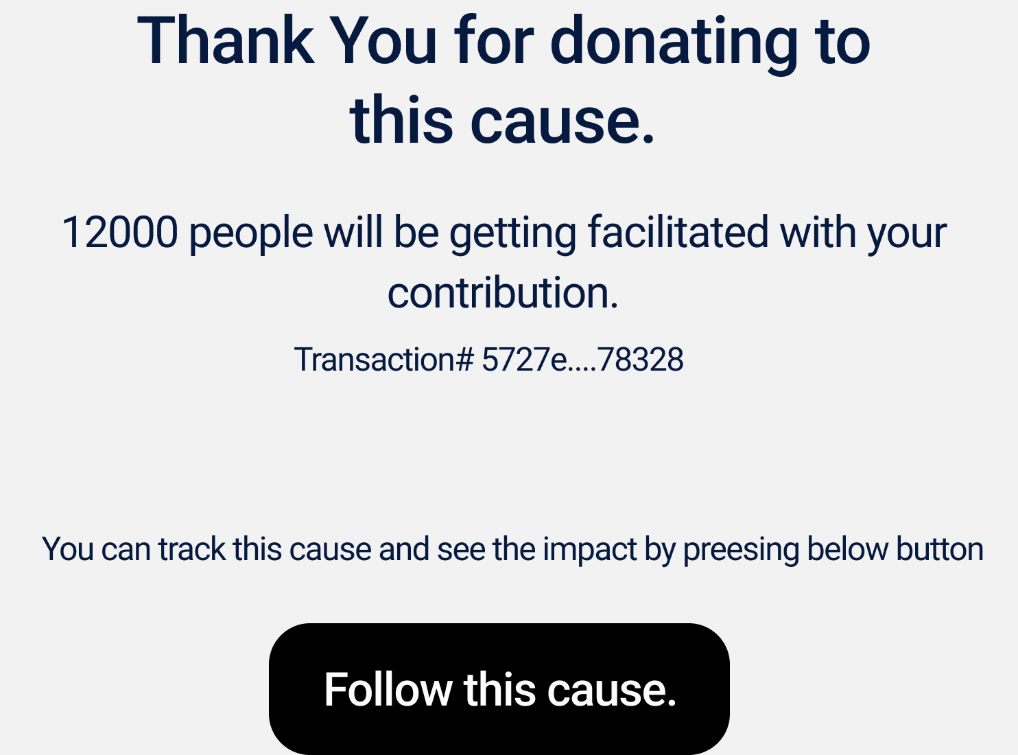 Donation Before
