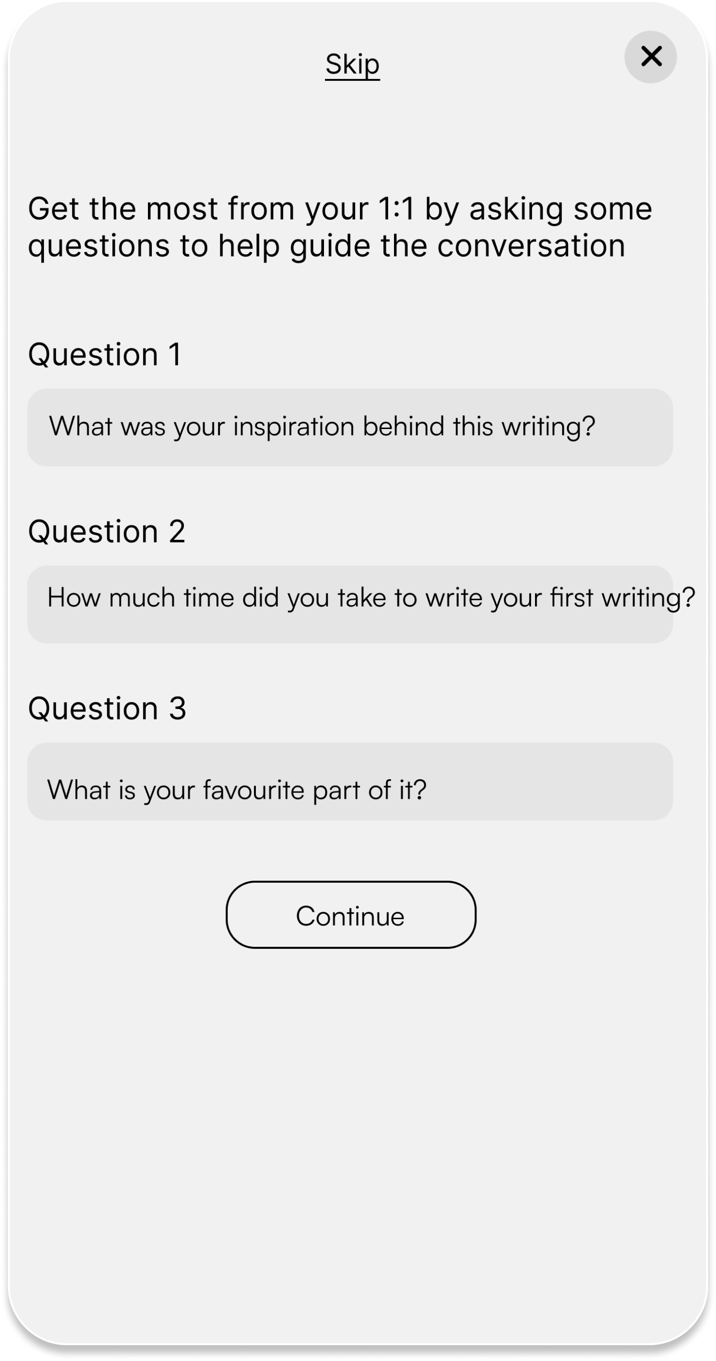 Build Connections Screen