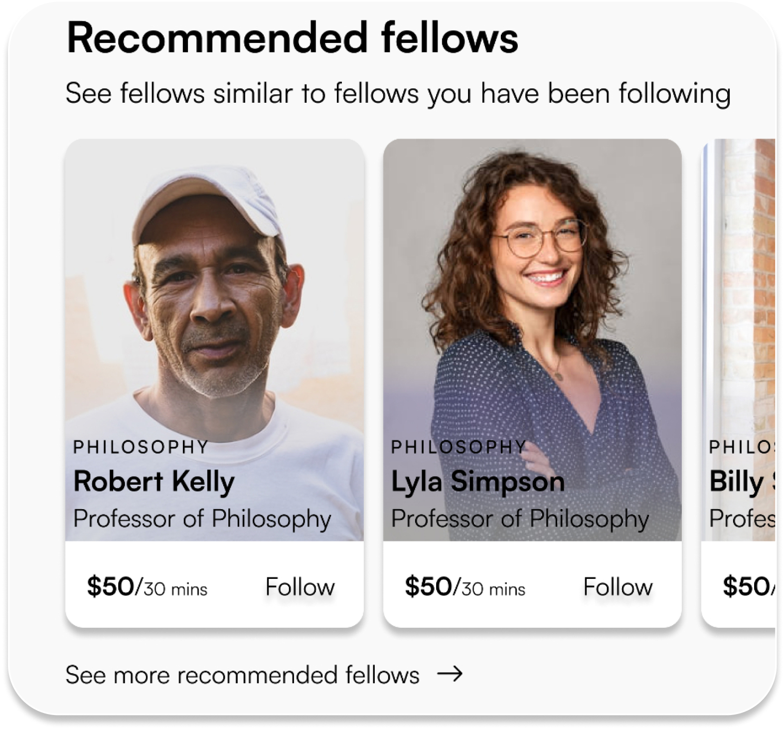 Recommended Fellows with Sub-copy